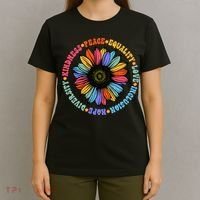 Kindness Peace Equality Love Hope Diversity Human Rights T-Shirt thumb 4