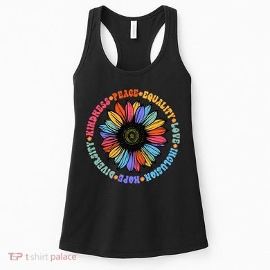 Kindness Peace Equality Love Hope Diversity Human Rights Women's Tank Top