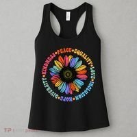 Kindness Peace Equality Love Hope Diversity Human Rights Women's Tank Top thumb 3