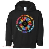 Kindness Peace Equality Love Hope Diversity Human Rights Toddler Hoodie thumb 0