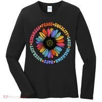 Kindness Peace Equality Love Hope Diversity Human Rights Women's Long Sleeve Shirt thumb 0