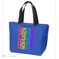 Kindness Peace Equality Love Inclusion Hope Diversity Tote Bag thumb 3