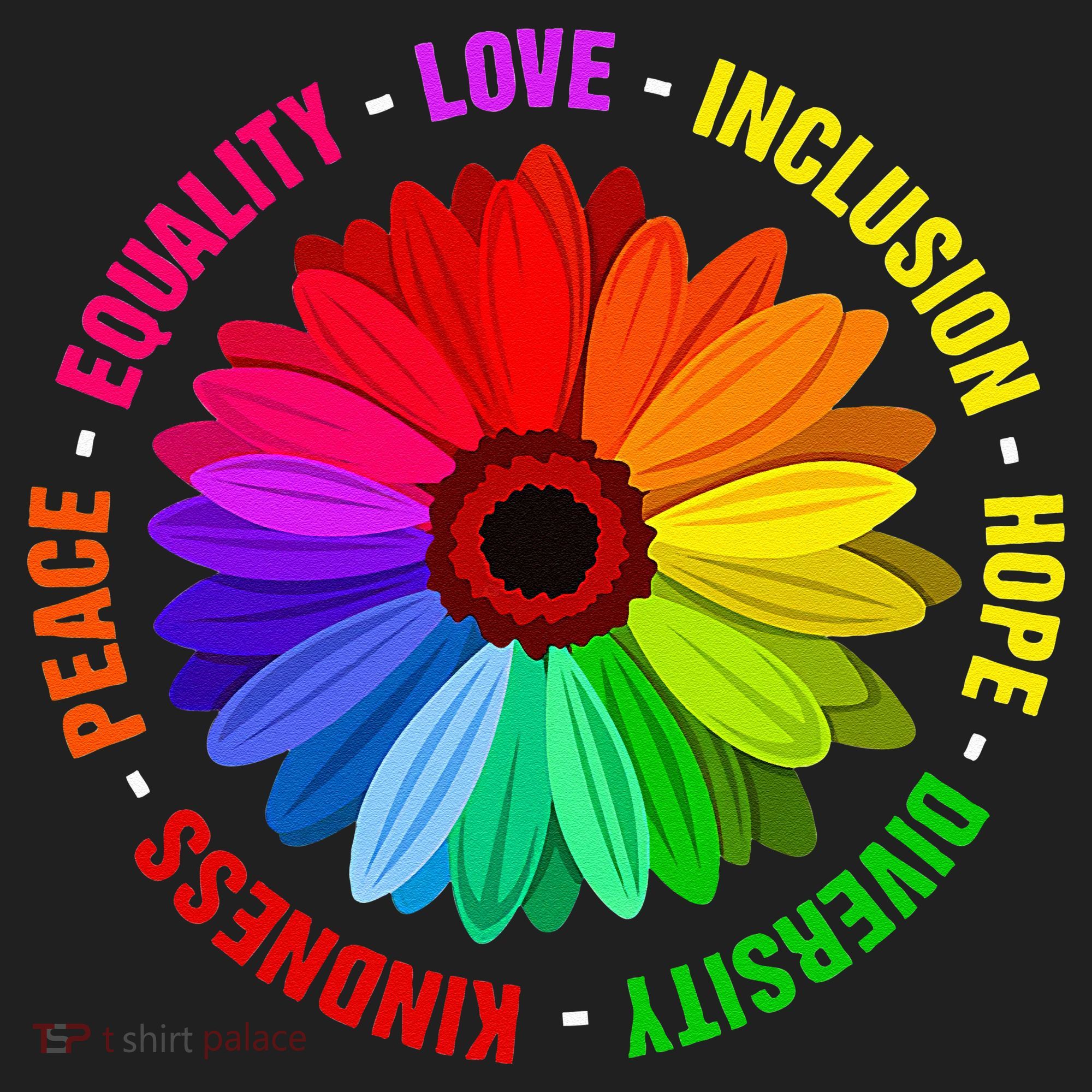 Kindness Peace Equality Love Inclusion Hope Diversity Hat