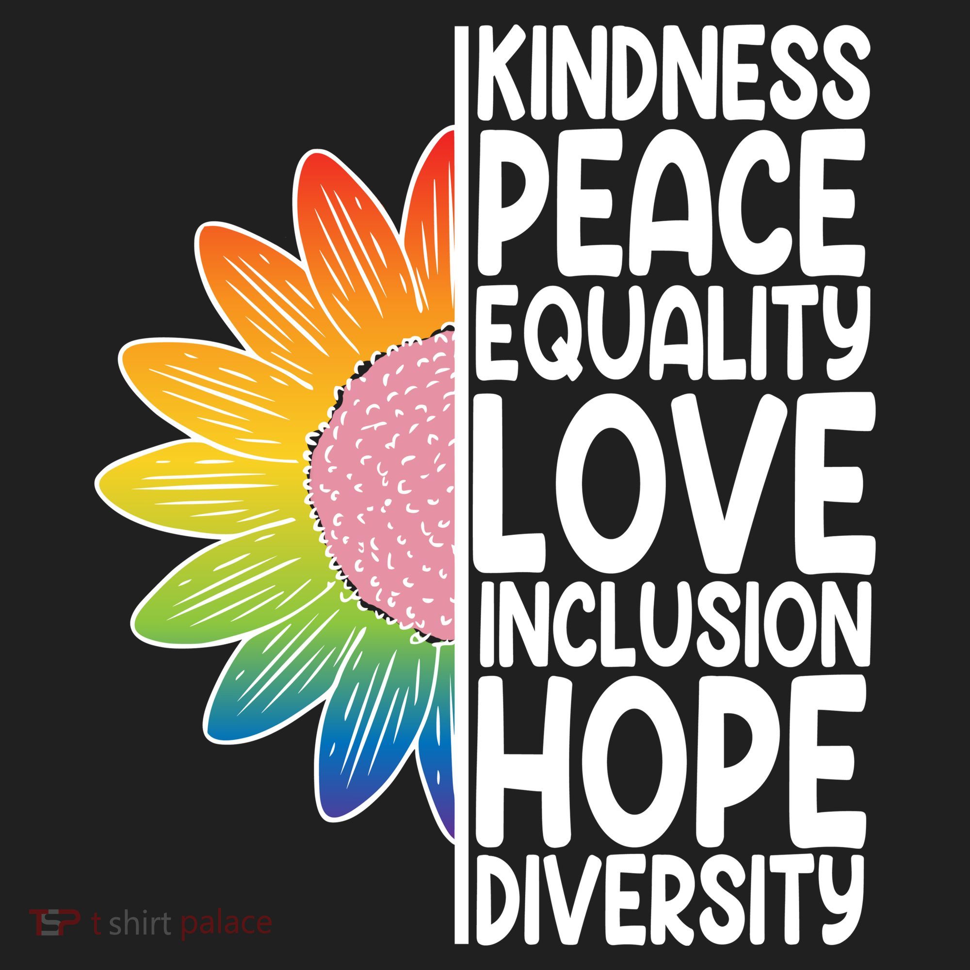 Kidness Peace Equality Love Inclusion Hope Diversity Women's Sweatshirt