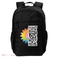 Kidness Peace Equality Love Inclusion Hope Diversity Backpack thumb 0