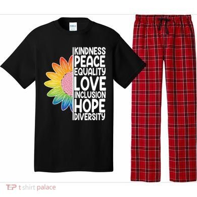 Kidness Peace Equality Love Inclusion Hope Diversity Pajama Set