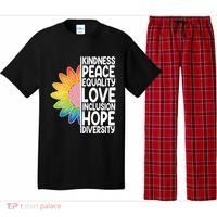 Kidness Peace Equality Love Inclusion Hope Diversity Pajama Set thumb 0