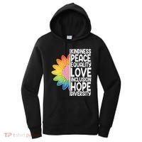 Kidness Peace Equality Love Inclusion Hope Diversity Women's Hoodie thumb 0
