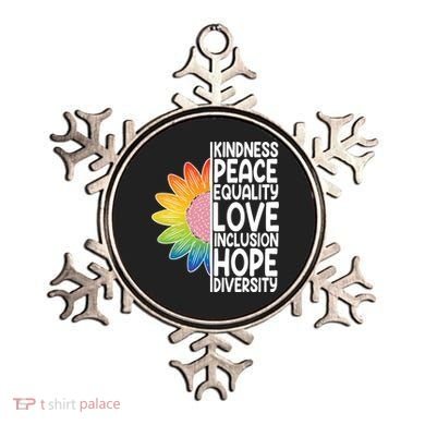 Kidness Peace Equality Love Inclusion Hope Diversity Ornament