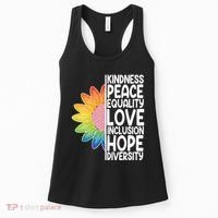 Kidness Peace Equality Love Inclusion Hope Diversity Women's Tank Top thumb 0