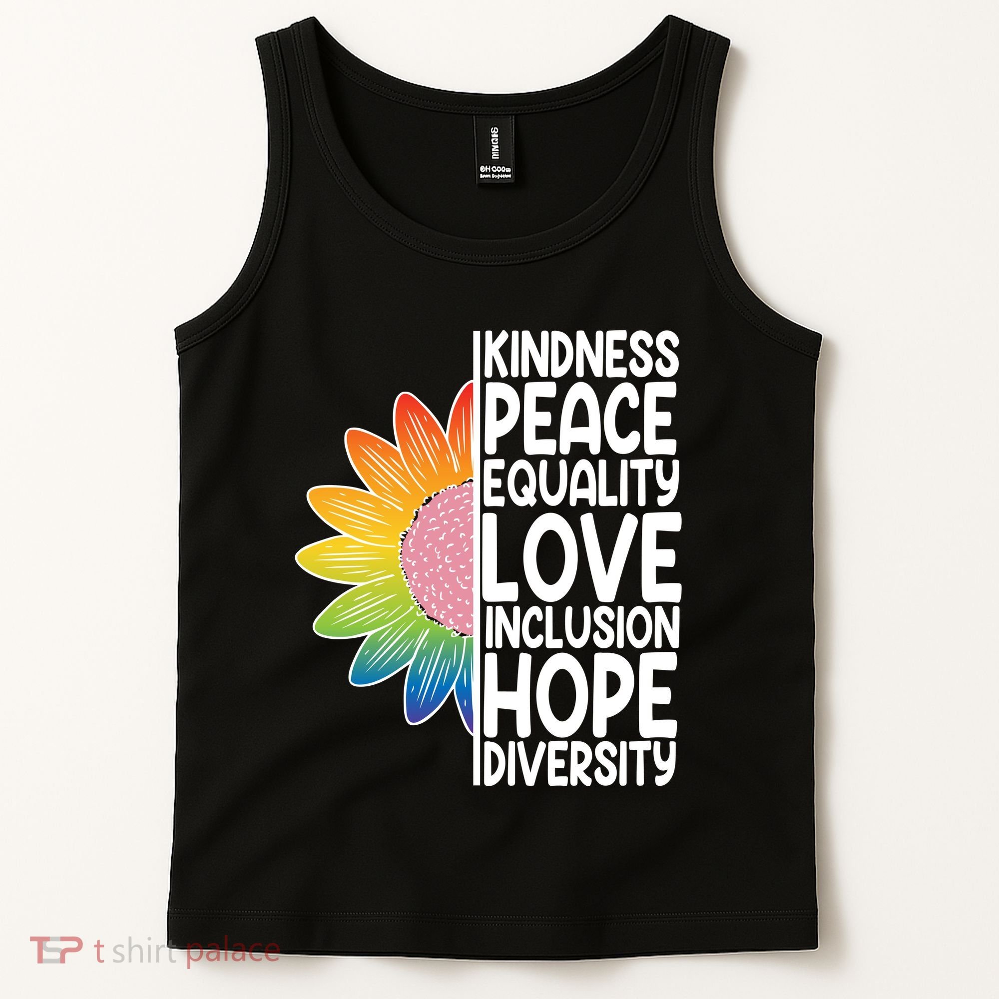 Kidness Peace Equality Love Inclusion Hope Diversity Tank Top