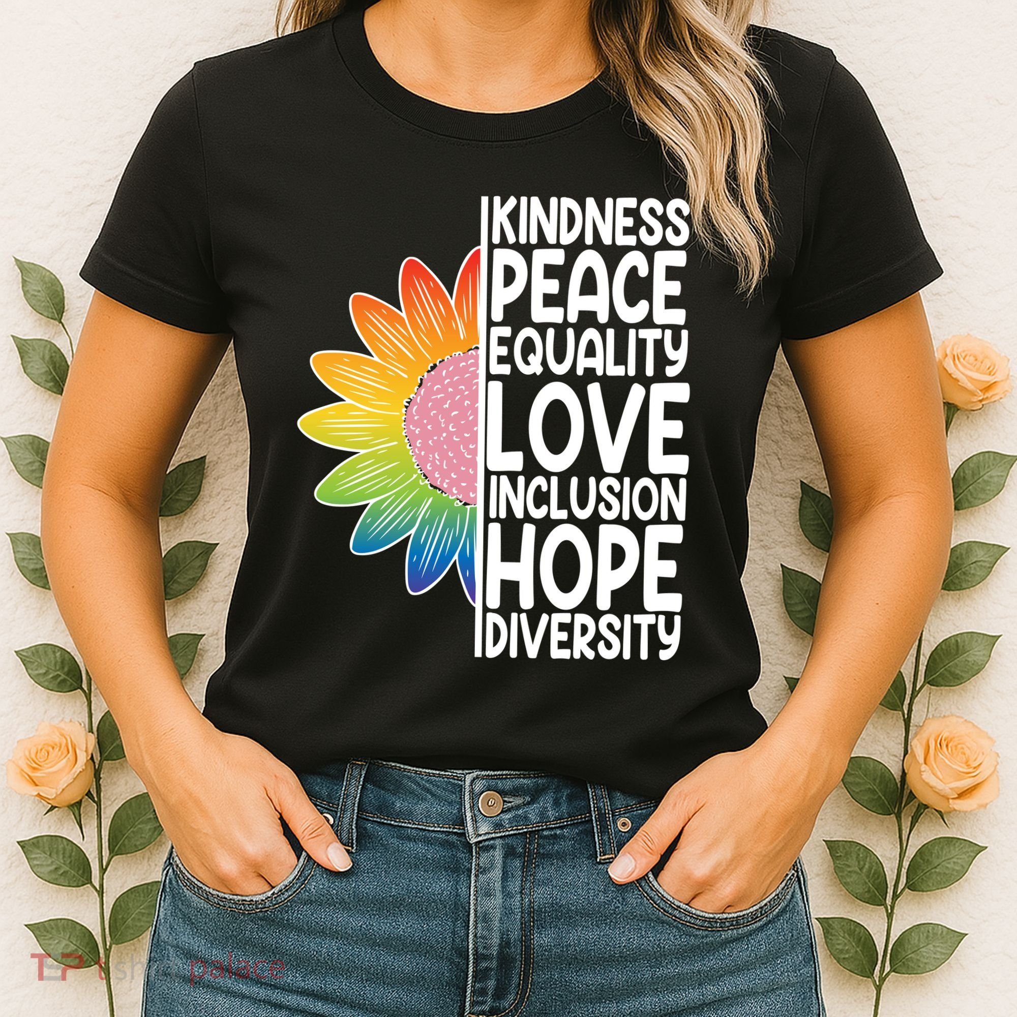 Kidness Peace Equality Love Inclusion Hope Diversity Women's T-Shirt