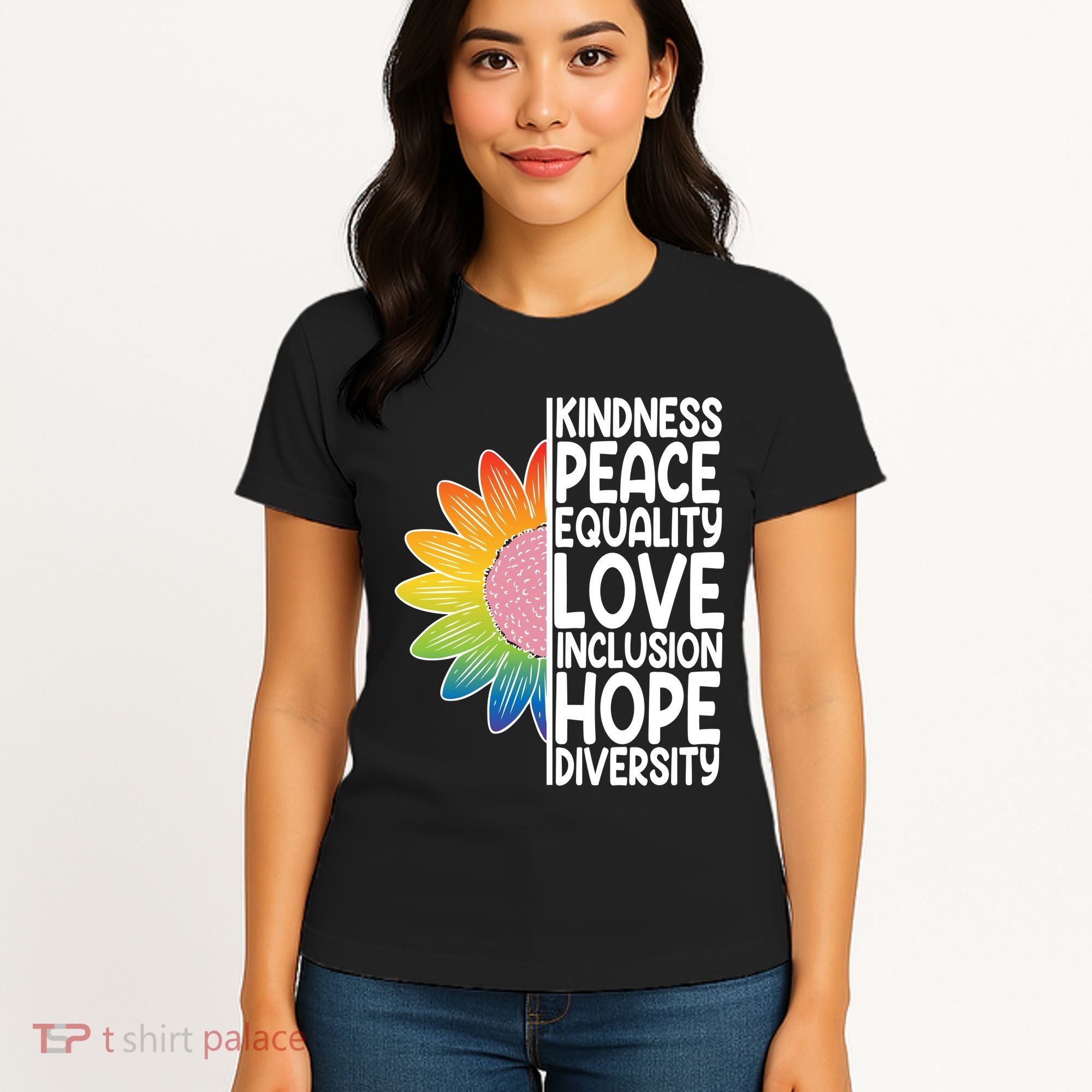 Kidness Peace Equality Love Inclusion Hope Diversity Women's T-Shirt