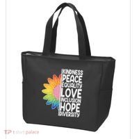 Kidness Peace Equality Love Inclusion Hope Diversity Tote Bag thumb 3