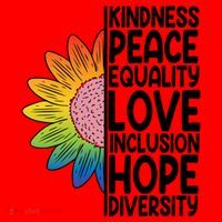 Kidness Peace Equality Love Inclusion Hope Diversity Santa Hat thumb 1
