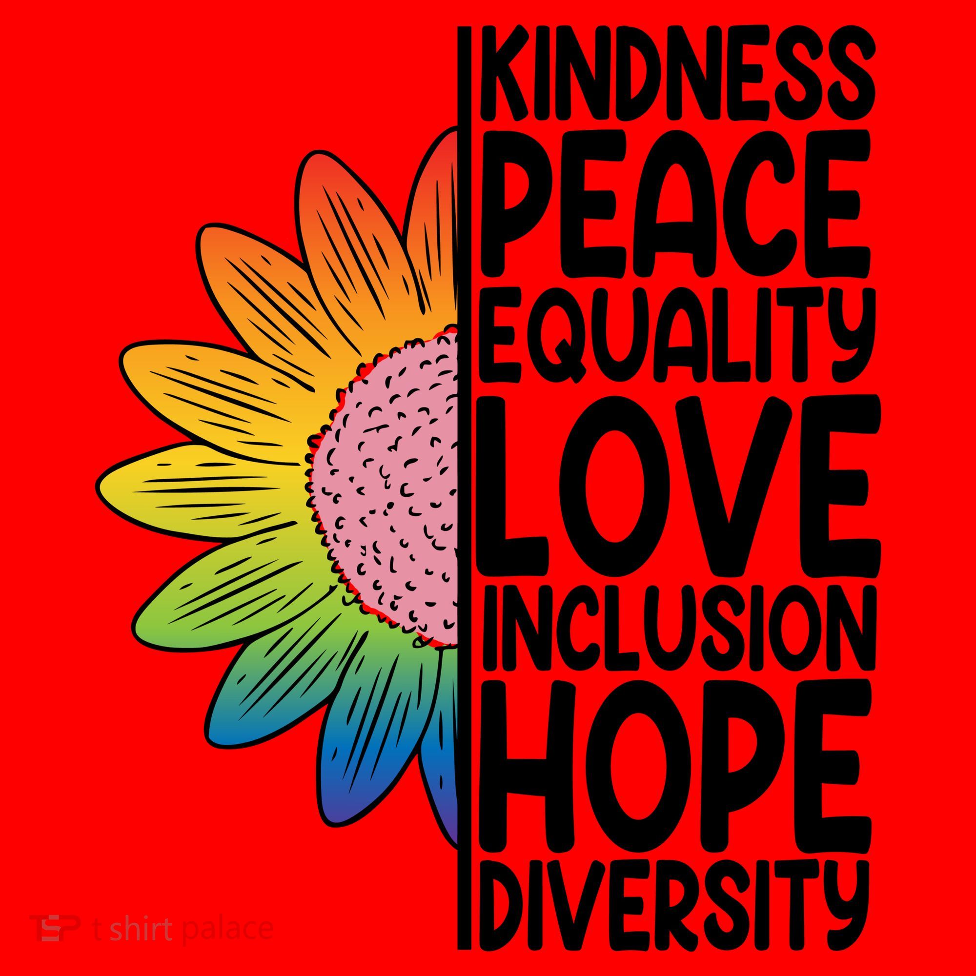 Kidness Peace Equality Love Inclusion Hope Diversity Santa Hat