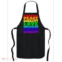 Kindness Peace Equality Love Inclusion Hope Diversity Apron thumb 0