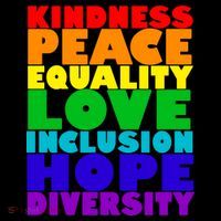 Kindness Peace Equality Love Inclusion Hope Diversity Coffee Mug thumb 5