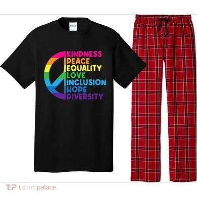 Kindness Peace Equality Love Inclusion Hope Diversity Pajama Set