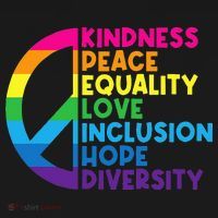 Kindness Peace Equality Love Inclusion Hope Diversity Women's Tank Top thumb 5