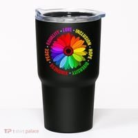 Kindness Peace Equality Love Inclusion Hope Diversity Tumbler thumb 0