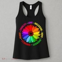 Kindness Peace Equality Love Inclusion Hope Diversity Women's Tank Top thumb 3