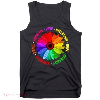 Kindness Peace Equality Love Inclusion Hope Diversity Tank Top