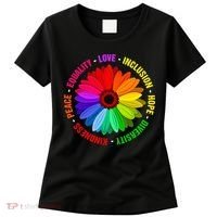 Kindness Peace Equality Love Inclusion Hope Diversity Women's T-Shirt thumb 0