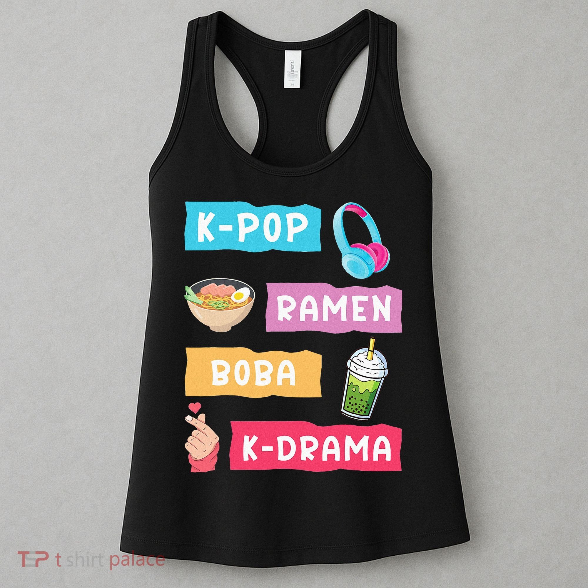 K Pop Fashion For Fans Of Korean K Drama & K Pop Merchandise Women's Tank Top