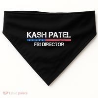 Kash Patel Fbi Director USA-Made Doggie Bandana thumb 0