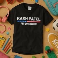 Kash Patel Fbi Director Kids T-Shirt thumb 3