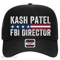 Kash Patel Fbi Director Patriotic American Flag Hat thumb 0
