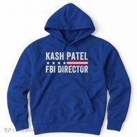 Kash Patel Fbi Director Patriotic American Flag Hoodie thumb 0