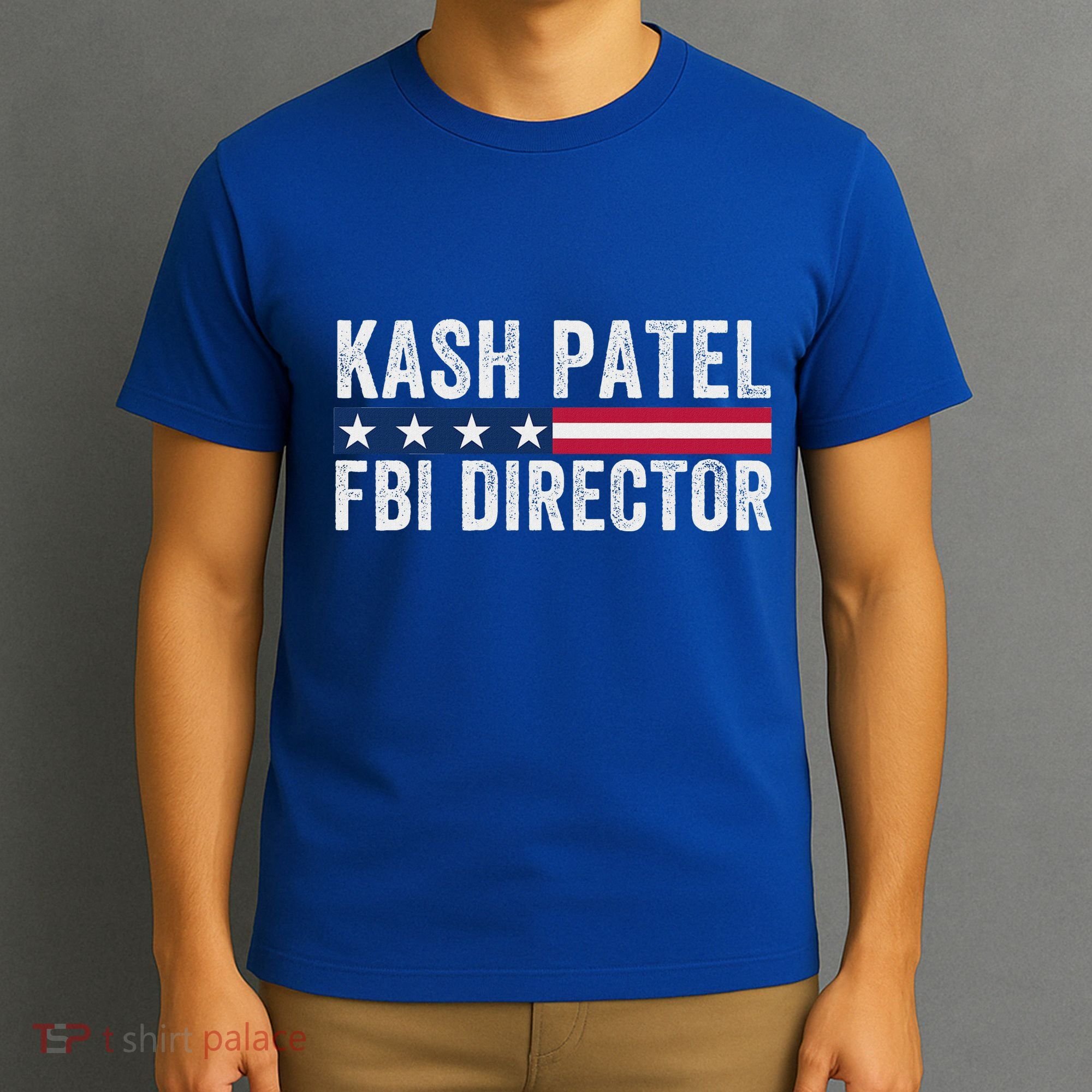 Kash Patel Fbi Director Patriotic American Flag T-Shirt