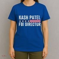 Kash Patel Fbi Director Patriotic American Flag T-Shirt thumb 4