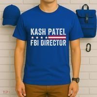 Kash Patel Fbi Director Patriotic American Flag T-Shirt thumb 6