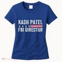 Kash Patel Fbi Director Patriotic American Flag Women's T-Shirt thumb 0