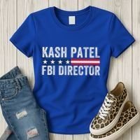 Kash Patel Fbi Director Patriotic American Flag Women's T-Shirt thumb 3