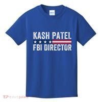 Kash Patel Fbi Director Patriotic American Flag Kids T-Shirt thumb 0
