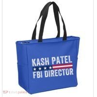 Kash Patel Fbi Director Patriotic American Flag Tote Bag thumb 2