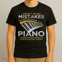 Keyboard Pianist Gifts Music Musician Piano T-Shirt thumb 3