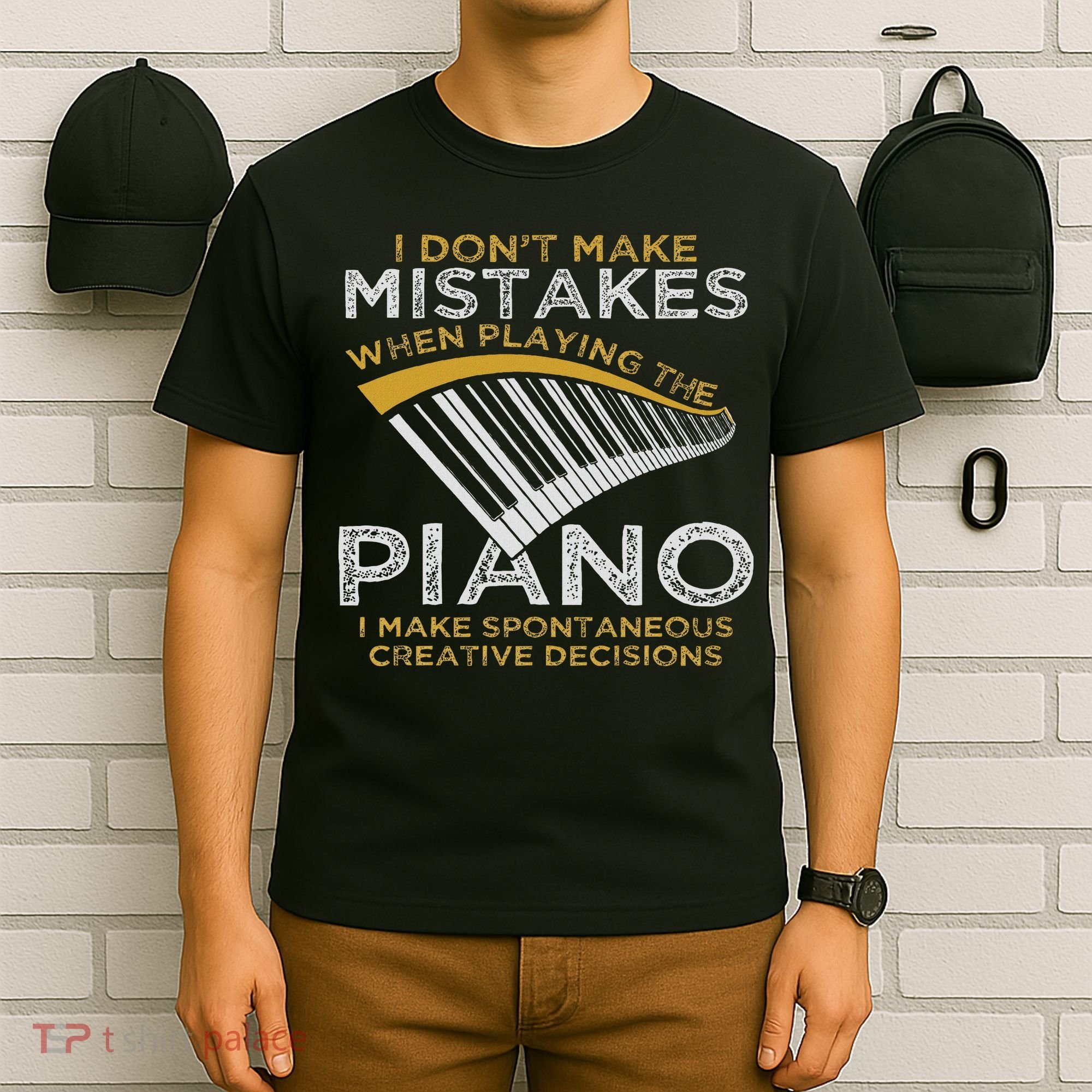 Keyboard Pianist Gifts Music Musician Piano T-Shirt
