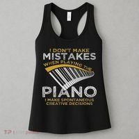 Keyboard Pianist Gifts Music Musician Piano Women's Tank Top thumb 3