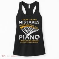 Keyboard Pianist Gifts Music Musician Piano Women's Tank Top thumb 0
