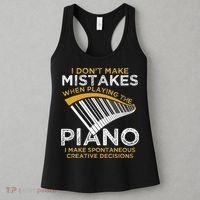 Keyboard Pianist Gifts Music Musician Piano Women's Tank Top thumb 3