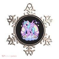 Kawaii Pastel Goth Unicorn Pony Aesthetic Gothic Skeleton Ornament thumb 0