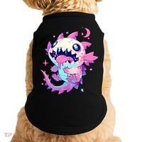Kawaii Pastel Goth Creepy Cute Pi.nk Zombie Axolotl  Doggie Tank thumb 0
