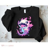 Kawaii Pastel Goth Creepy Cute Pi.nk Zombie Axolotl  Sweatshirt thumb 2