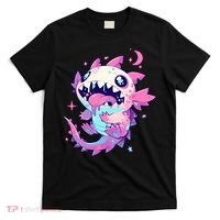 Kawaii Pastel Goth Creepy Cute Pi.nk Zombie Axolotl  T-Shirt thumb 0