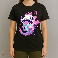 Kawaii Pastel Goth Creepy Cute Pi.nk Zombie Axolotl  T-Shirt thumb 4